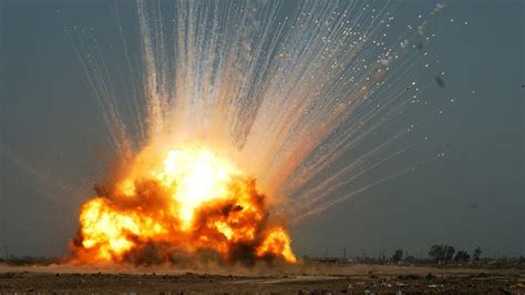 Military Explosion HD Wallpaper: Firepower in Action