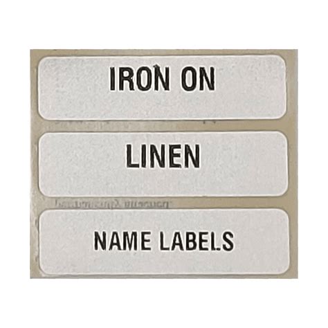 Iron on Name Labels - Cornwall Screenprint & Embroidery