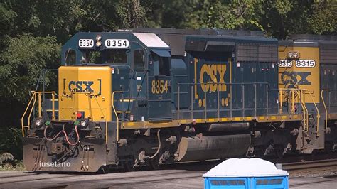 (27) CSX SD40 2's @ Westfield Sept. 19 2014 - YouTube