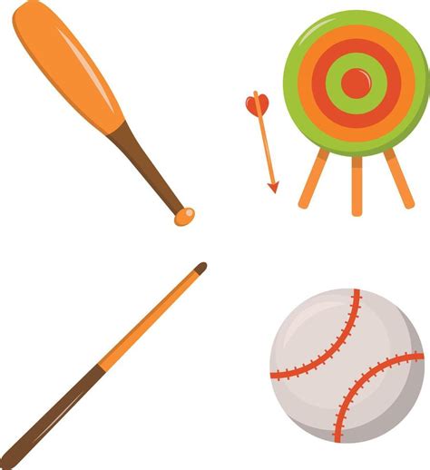 Sports Equipment Icon Set. 37755954 Vector Art at Vecteezy