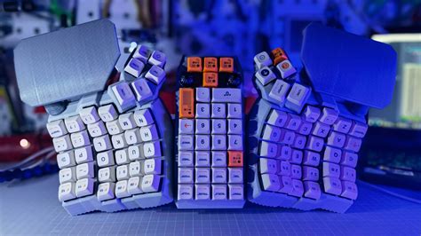 双旋钮 热插拔 Dactyl Manuform 6X6 键盘 - 哔哩哔哩