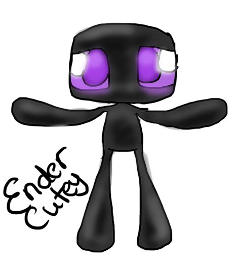 drawing for endercutey by ask-enderman on deviantART | Minecraft ...