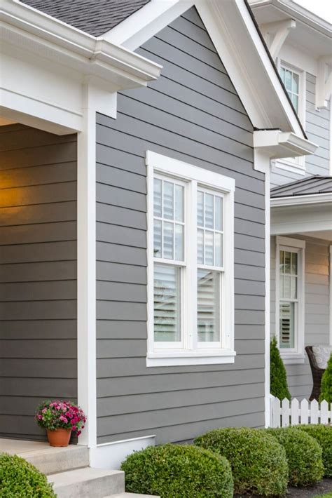 HardiePlank Lap Siding | House paint exterior, Exterior house siding, Gray house exterior