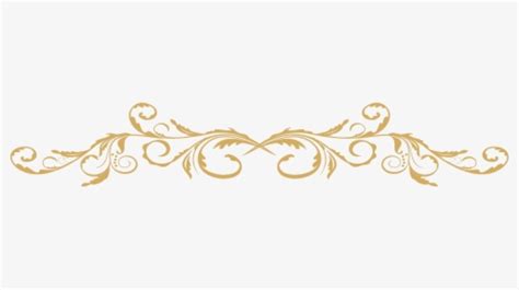 Gold Flourish PNG Images, Free Transparent Gold Flourish Download - KindPNG