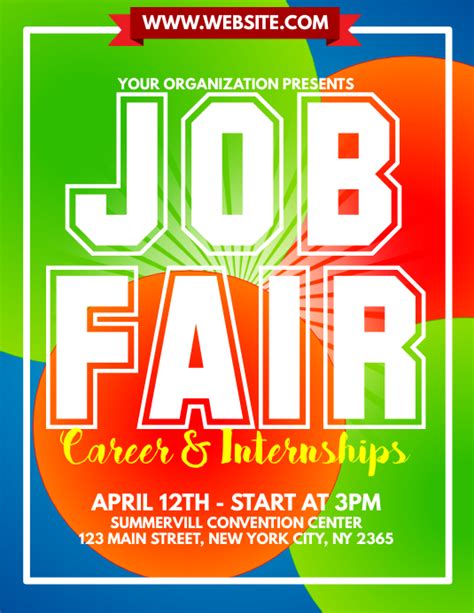 Copy of Job Fair Flyer | PosterMyWall