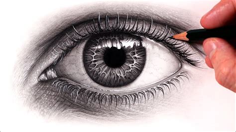 How to Draw a Realistic Eye | Step by Step Tutorial - YouTube