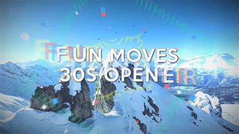 Fun Moves 30s Opener - After Effects Template Stock After Effects,# ...