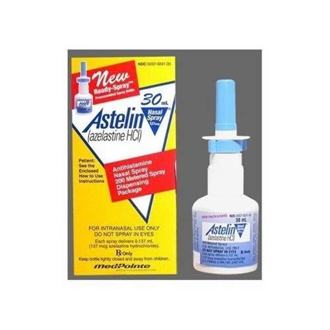 Astelin Nasal Spray, For Hospital, Packaging Type: Bottle at Rs 321 ...