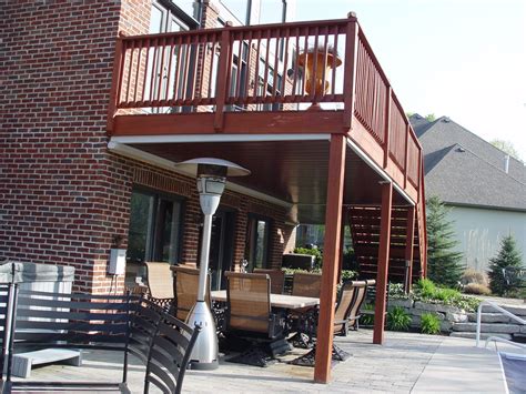 Indiana under deck ceiling system installed North of Indianapolis | Building a deck, Outdoor ...