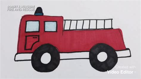 Discover more than 75 fire truck sketch easy super hot - seven.edu.vn