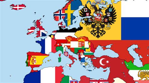 Flag Map Of Map Of Europe In WW1 That I Made by therealEngine3000 on ...