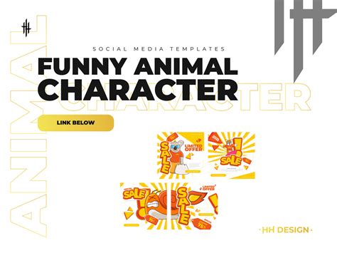 Funny animal characters and templates by M. Rengga Akbar on Dribbble