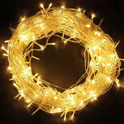 Buy SILVOSWAN Diwali Decoration Light Led Ladi 50 Meter WARM WHITE for Diwali, Festival ...