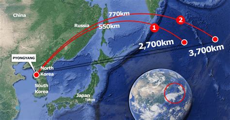 North Korea missile range maps 2017: Where can Kim Jong-un reach ...