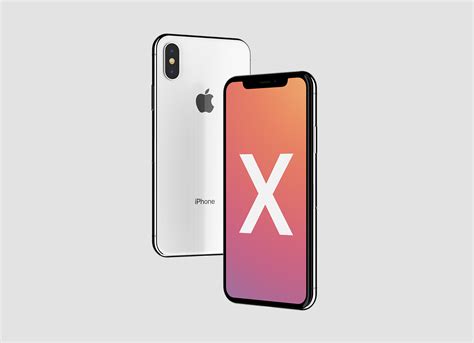 Free Premium Floating Apple iPhone X Mockup PSD - Good Mockups