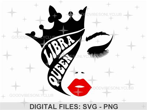 Libra Queen SVG Birthday Queen Cut Files for Cricut & - Etsy