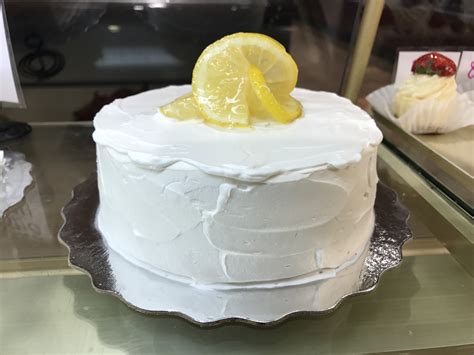 Italian Lemon Custard Cake - Angelos Italian Bakery & Market