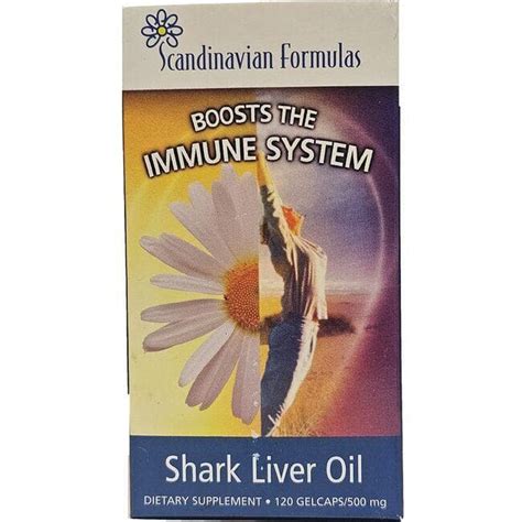 Scandinavian Formulas Shark Liver Oil 500 mg 120 Gelcaps - Swanson®