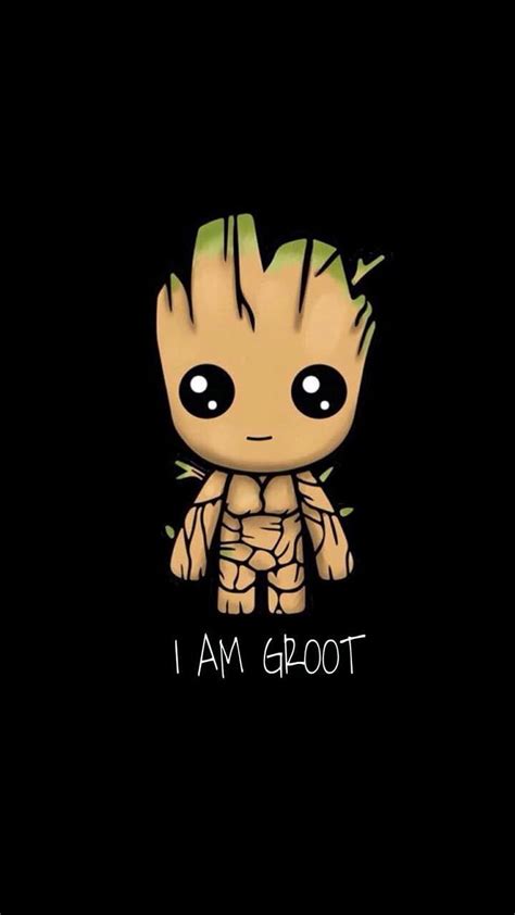 Groot, cute, marvel, HD phone wallpaper | Peakpx