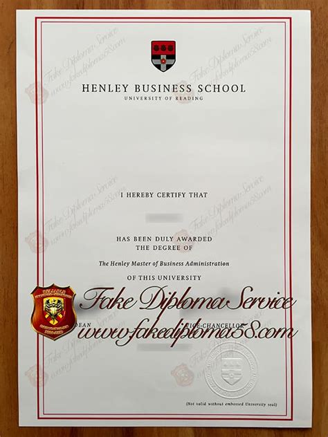 Order a Henley Business School Degree Certificate Online