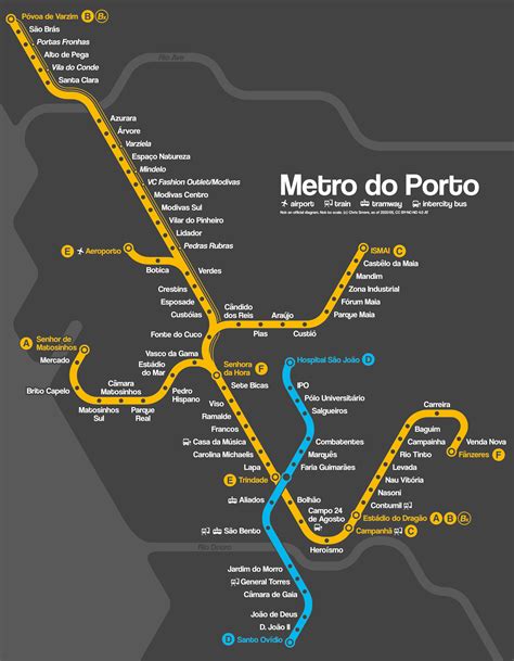 Porto — an alternative try on its metro network — [unofficial] [diagram ...