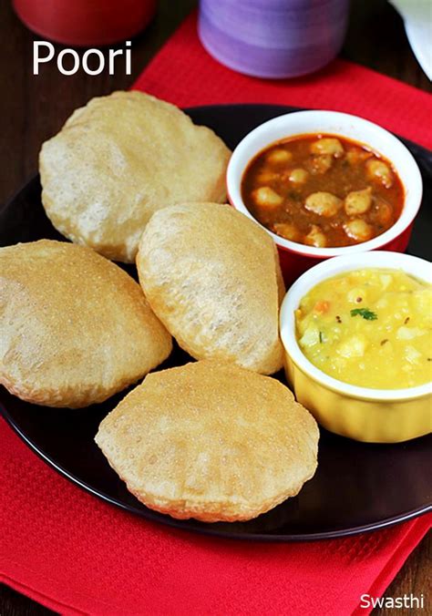 Poori recipe | Puri recipe | How to make poori - Swasthi's Recipes