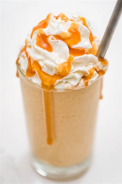 Starbucks Caramel Frappuccino Recipe | COOKTORIA