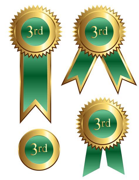 Printable 1st 2nd 3rd Place Ribbons