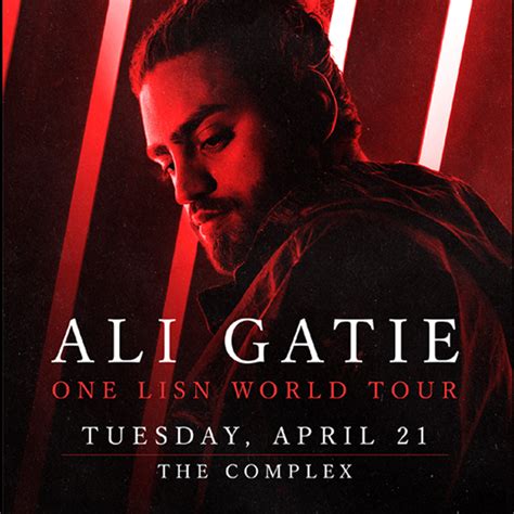 ALI GATE: One Lisn World Tour – U92