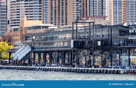 Sea View Of Cruise Ship Passenger Terminal In Sydney Harbour, Sydney, Australia Editorial Image ...