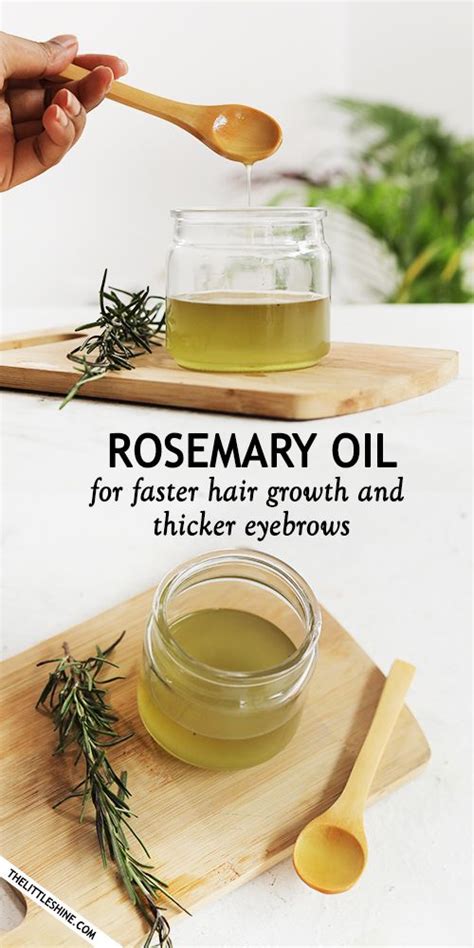 HOW TO MAKE ROSEMARY OIL FOR faster hair growth and thicker eyebrows ...