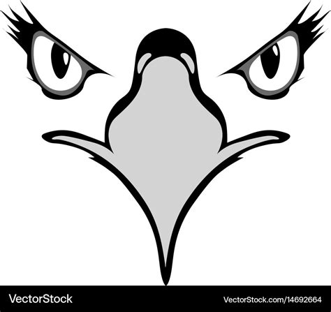 Eyes of eagle Royalty Free Vector Image - VectorStock