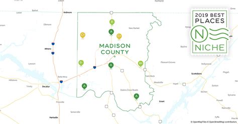 Map Of Madison County Alabama - Maping Resources