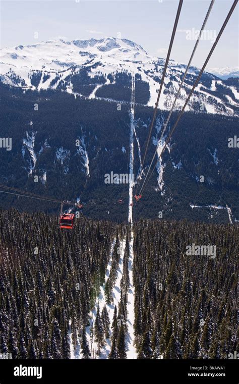 gondola at Whistler mountain resort venue of the 2010 Winter Olympic Games Stock Photo - Alamy