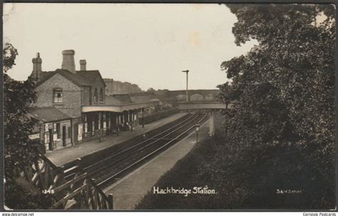 Hackbridge Station, Surrey, C.1910 - S & W Series RP Postcard - Surrey ...