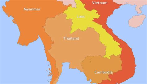 Where is Laos and Cambodia?