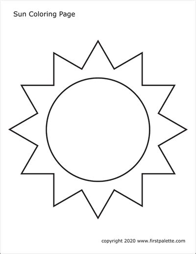 Sun Drawings Printable