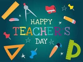 Teachers Day Card Vector Art, Icons, and Graphics for Free Download