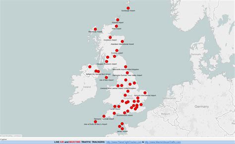 UNITED KINGDOM AIRPORTS MAP | Plane Flight Tracker