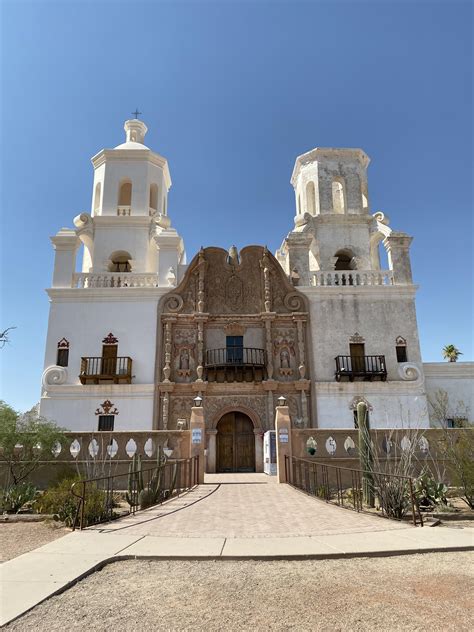 The San Xavier Mission in Tucson, Arizona. : r/arizona