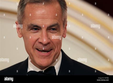 Governor of the Bank of England Mark Carney during the annual Bankers and Merchants Dinner at ...