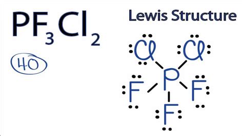 PF3Cl2 Lewis Structure: How to Draw the Lewis Structure for PF3Cl2 - YouTube