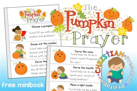 Free Printable Pumpkin Prayer Printable Use Our Printable Template And ...