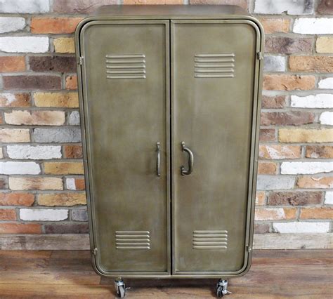 Industrial Metal Locker | Metal lockers, Locker storage, Vintage industrial storage