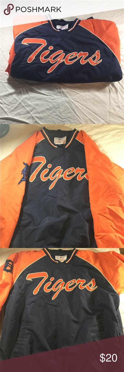 Detroit Tigers Genuine Merchandise pullover jacket | Pullover jacket, Jackets, Pullover