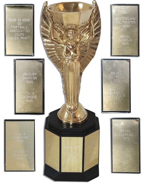 Lot Detail - Rare Jules Rimet 1970 FIFA World Cup Trophy