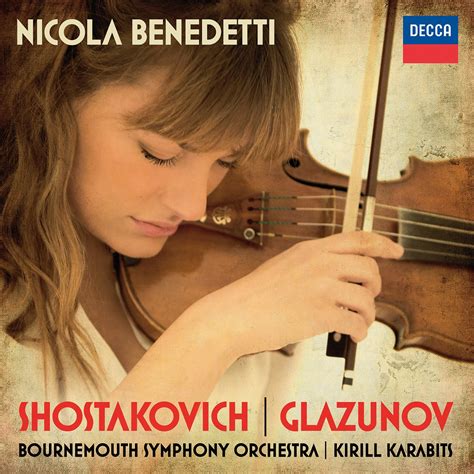 ‎Shostakovich: Violin Concerto No. 1 - Glazunov: Violin Concerto by Nicola Benedetti ...