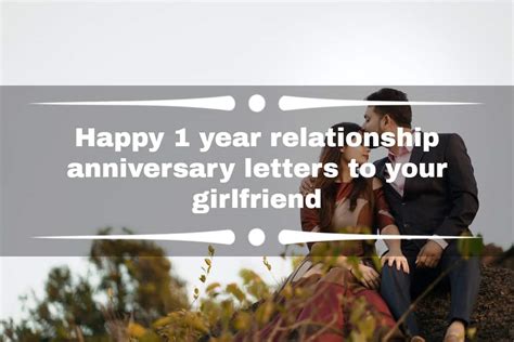 Happy 1 year relationship anniversary letters to your girlfriend - Tuko ...