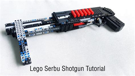 Lego Serbu Shotgun (The Brickshooter) Tutorial - YouTube