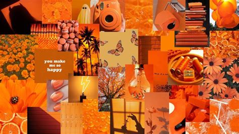 Orange | Cute laptop wallpaper, Cute desktop wallpaper, Cute fall wallpaper